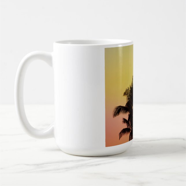 Tropischer Becher Kaffeetasse (Links)