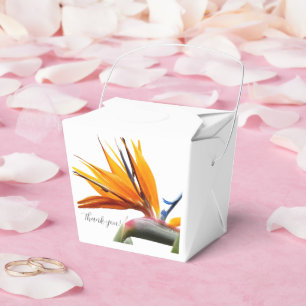 Tropischer Bird of Paradise Pflanze Hochzeit der B Geschenkschachtel