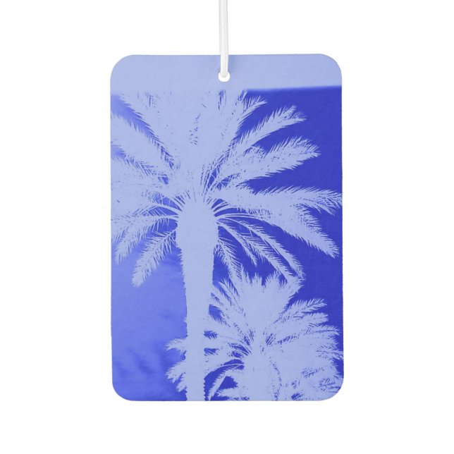 TROPISCHER BLAUE AUTO LUFTFRESHENER AUTOLUFTERFRISCHER (Vorderseite)