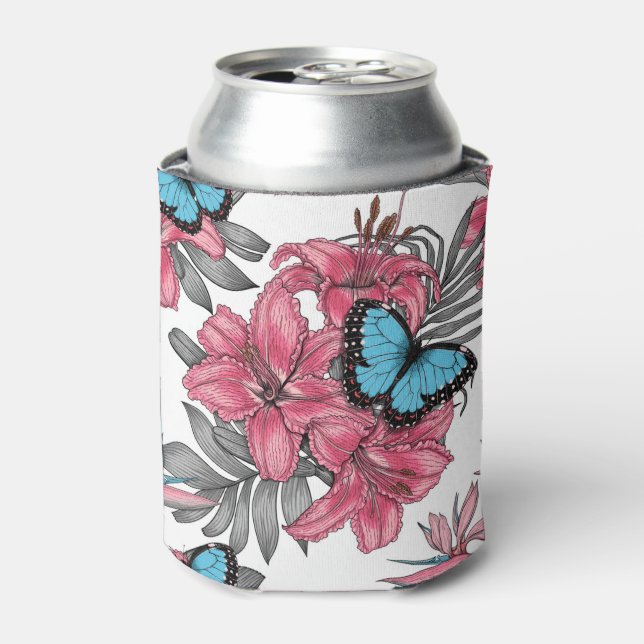 Tropischer Bouquet Dosenkühler (Kanne Vorderseite)