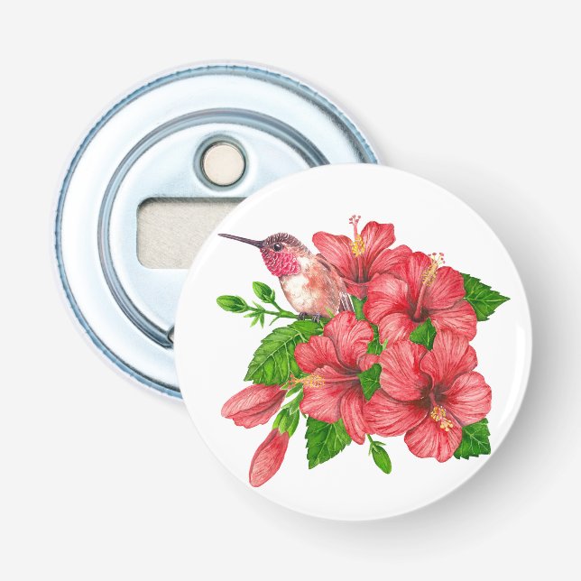 Tropischer Bouquet Flaschenöffner (Vorderseite)