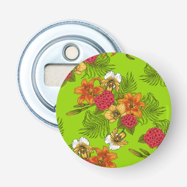 Tropischer Bouquet Flaschenöffner (Vorderseite)