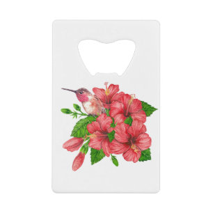Tropischer Bouquet Geldbeutel Flaschenöffner