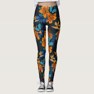 Tropischer Bouquet Leggings