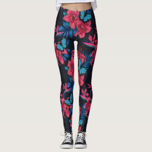 Tropischer Bouquet Leggings
