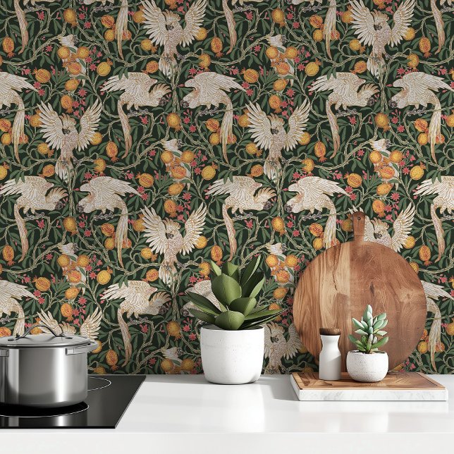 Tropischer Cockatoo-Garten Tapete (Von Creator hochgeladen)