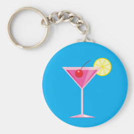 Tropischer Cocktail-Schlüsselanhänger Schlüsselanhänger