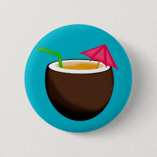 Tropischer Coconut Drink Button