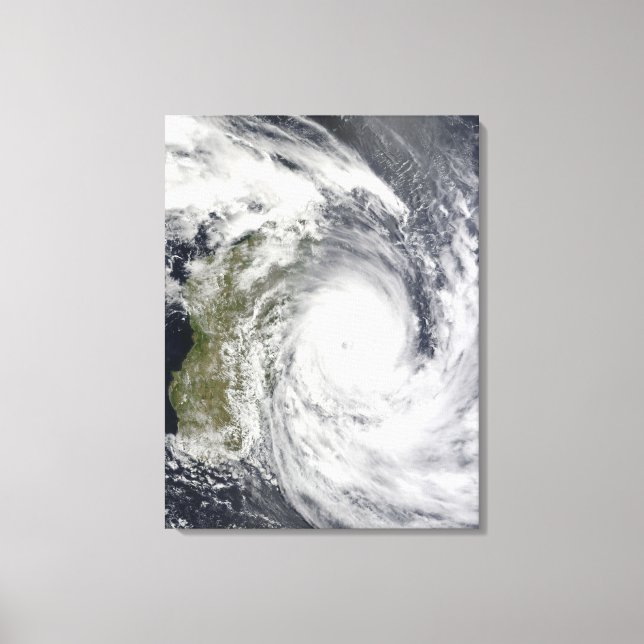 Tropischer Cyclone Gael von Madagaskar 2 Leinwanddruck (Vorderseite)