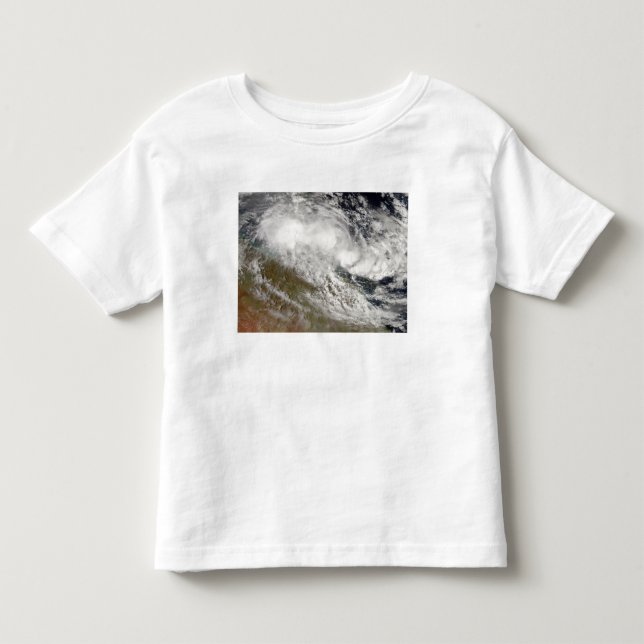Tropischer Cyclone Olga über Nordostasien Kleinkind T-shirt (Vorderseite)