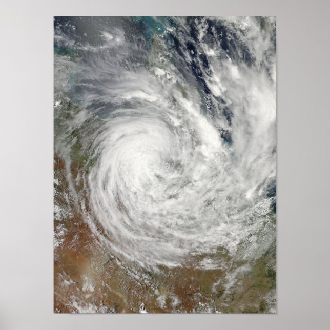 Tropischer Cyclone Yasi über Australien 2 Poster (Vorne)