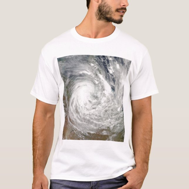 Tropischer Cyclone Yasi über Australien 2 T-Shirt (Vorderseite)