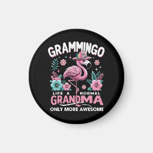 Tropischer Dämmerungsflamingo Magnet