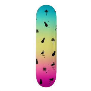 Tropischer Druck Skateboard