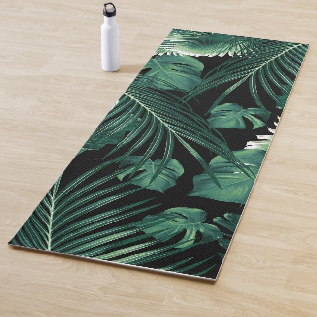 Tropischer Dschungel Blätter Traum Nr. 6 Yogamatte (Beispiel)