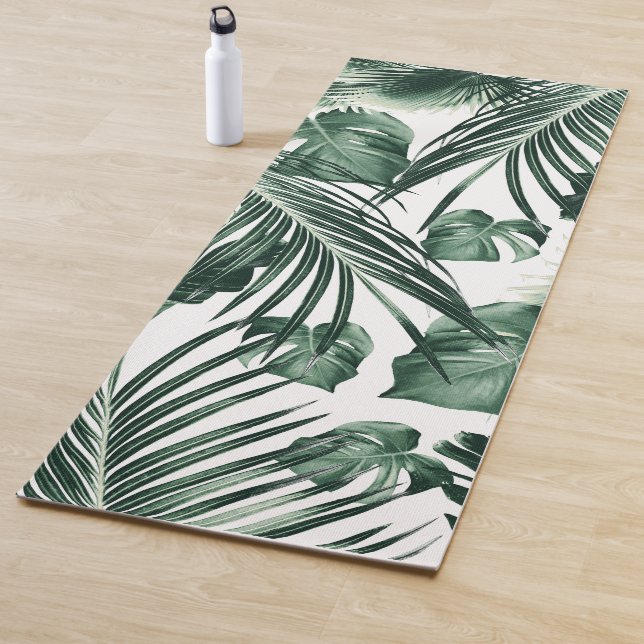 Tropischer Dschungel Blätter Traum Nr. 7 Yogamatte (Beispiel)
