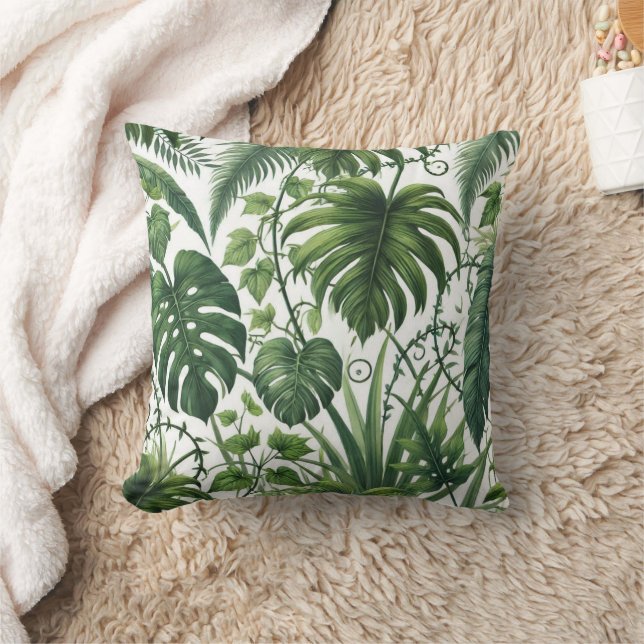 Tropischer Dschungel Kissen (Decke)