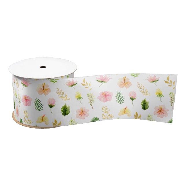 Tropischer Dschungel Satinband (Spule)