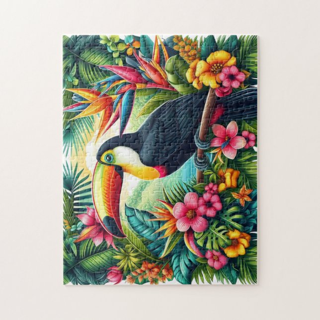 Tropischer/Dschungel Tukan Vogel  (Vertikal)