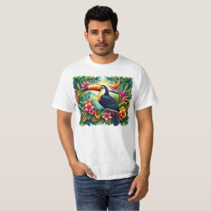 Tropischer/Dschungel-Tukan-Vogel  T-Shirt