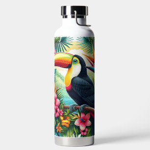 Tropischer/Dschungel-Tukan-Vogel Trinkflasche