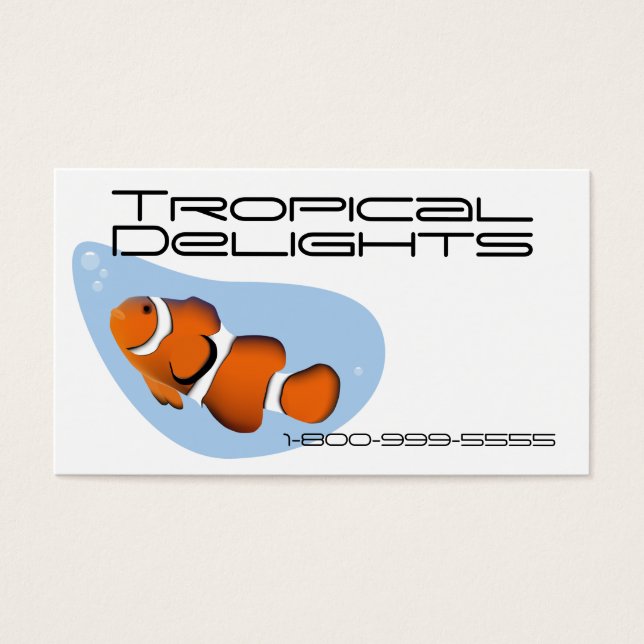 Tropischer Fisch (Vorderseite)