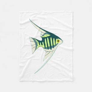 Tropischer Fisch Fleecedecke