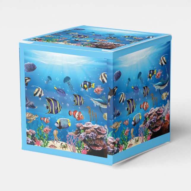 Tropischer Fisch Geschenkschachtel (Vorderseite)