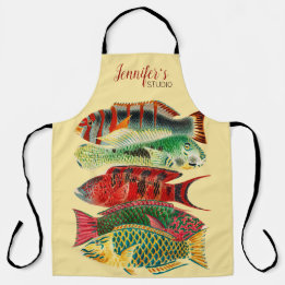 Tropischer Fisch individuell einstellbar Schürze