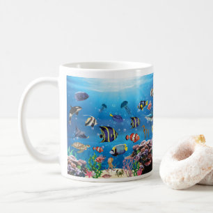 Tropischer Fisch Kaffeetasse