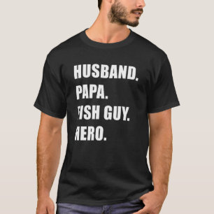 Tropischer Fisch Keeper Day Husband Papa Fish T-Shirt