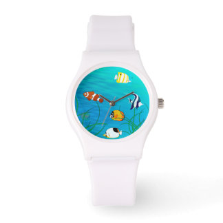 TROPISCHER FISCH, KLEINER FISCH, CORAL RIFF FISH,  ARMBANDUHR