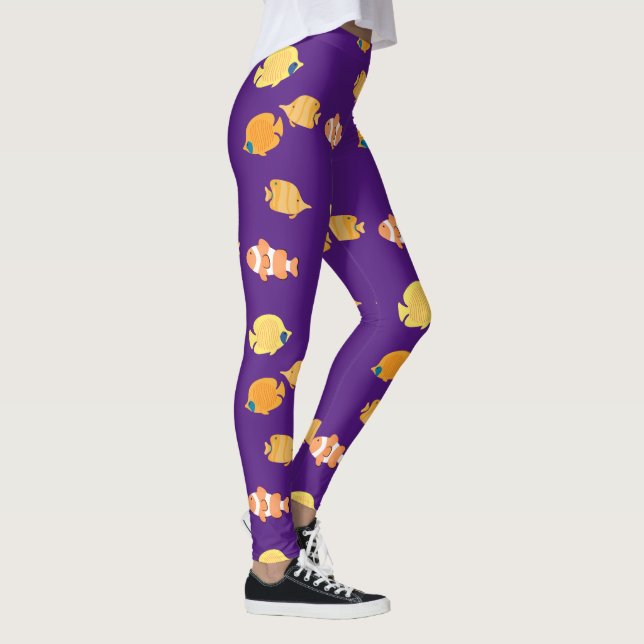Tropischer Fisch Leggings (Rechts)