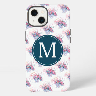 Tropischer Fisch-Monogramm-Strand-Telefonhülle iPhone Hülle