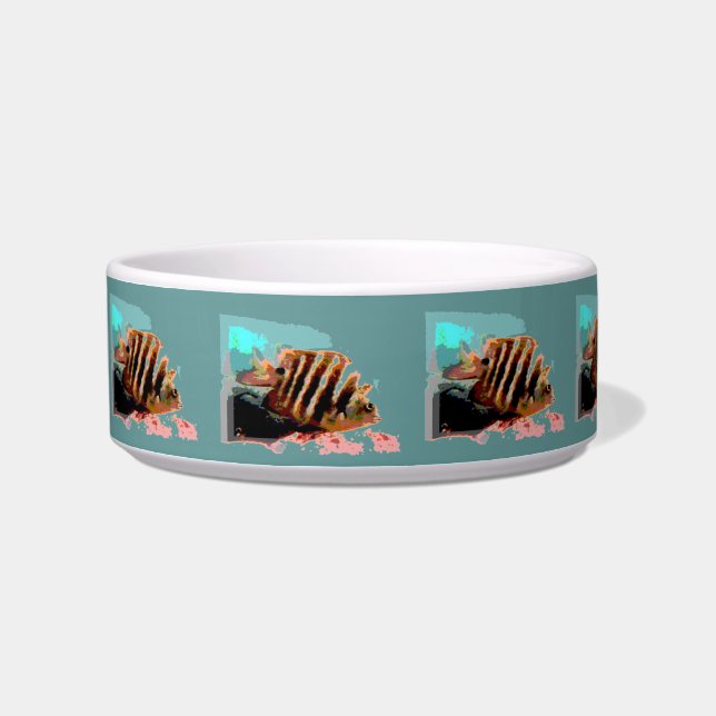 Tropischer Fisch Napf (Links)