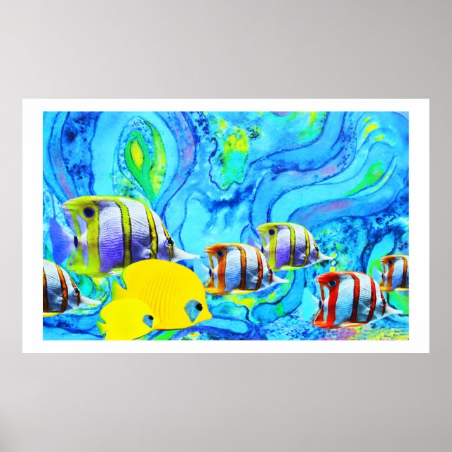 Tropischer Fisch Poster (Vorne)