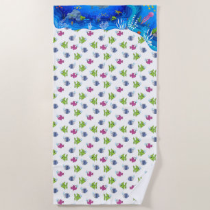 Tropischer Fisch Strandtuch
