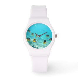 Tropischer Fisch Unterwasser-Sportaktivitaet Armbanduhr