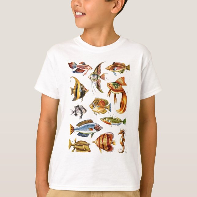 Tropischer Fishes T-Shirt (Vorderseite)