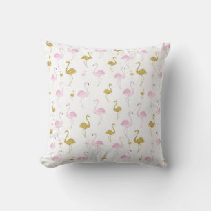 Tropischer Flamingo-Kissen / Kissen