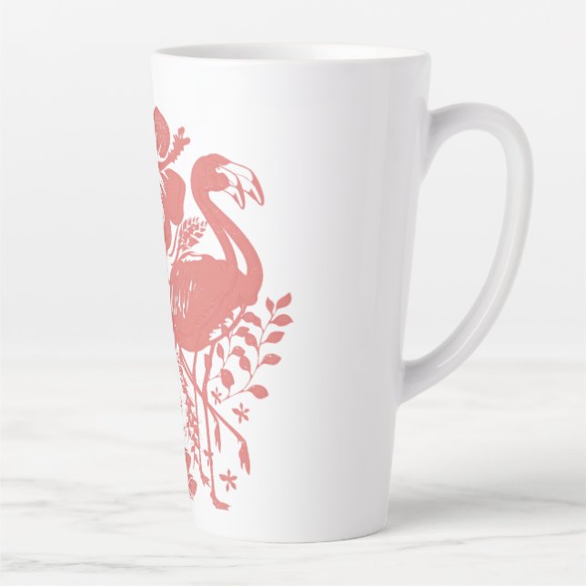Tropischer Flamingo Milchtasse (Rechts)