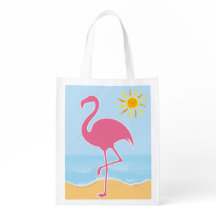 Tropischer Flamingo-Strand