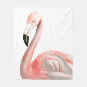 Tropischer Flamingo-Vogel Fleecedecke
