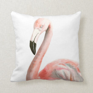 Tropischer Flamingo-Vogel Kissen