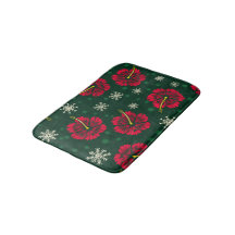 Tropischer floraler Hibiskus Snowflakes Weihnachte