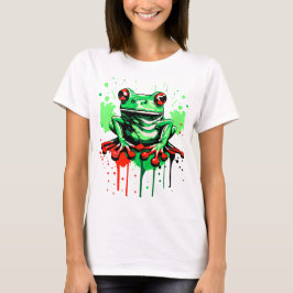 Tropischer Frosch - farbenfroher Froschprinz T-Shirt