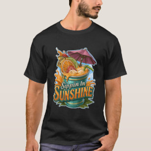 Tropischer Fruchtscocktail 'Sippin In Sunshine' T-Shirt