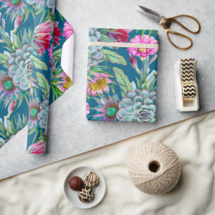 Tropischer Garten Geschenkpapier
