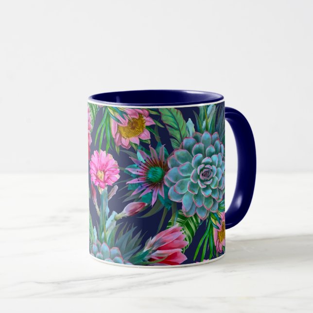 Tropischer Garten Tasse (VorderseiteRechts)