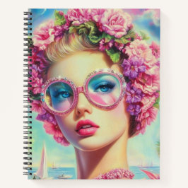 Tropischer Glamour Queen Notizbuch